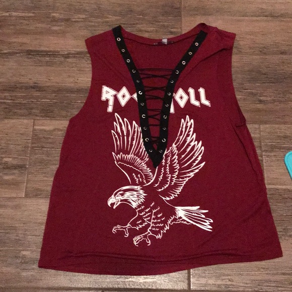 Charlotte Russe Graphic Tank - Picture 2 of 2